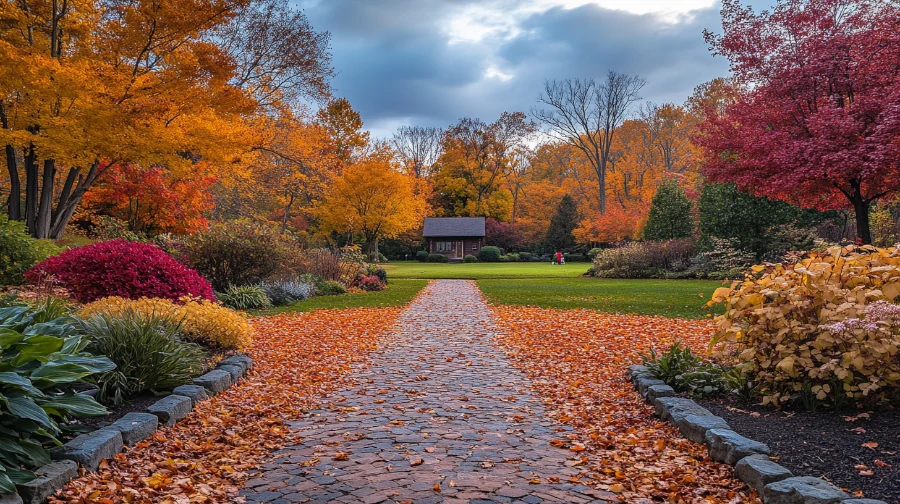 Garten im Herbst