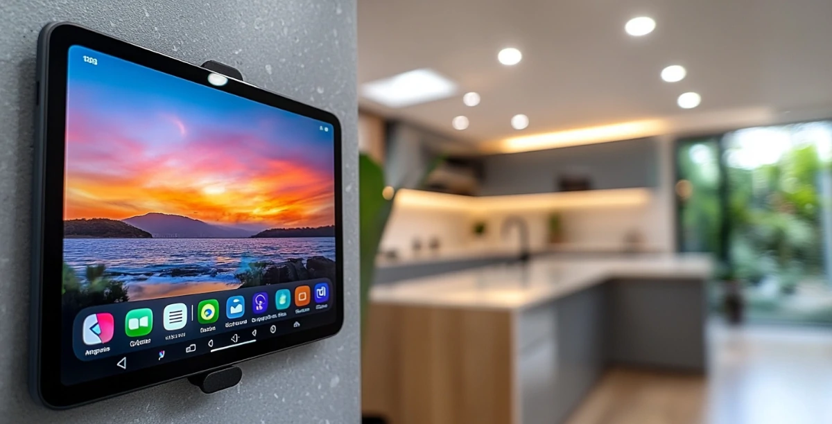 smart home tablet header küche