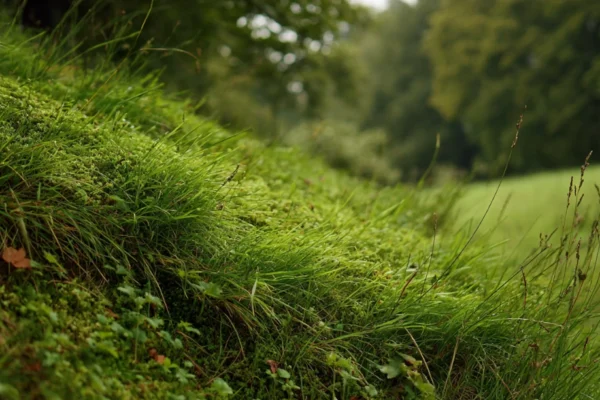 Rasenschnitt liegen lassen