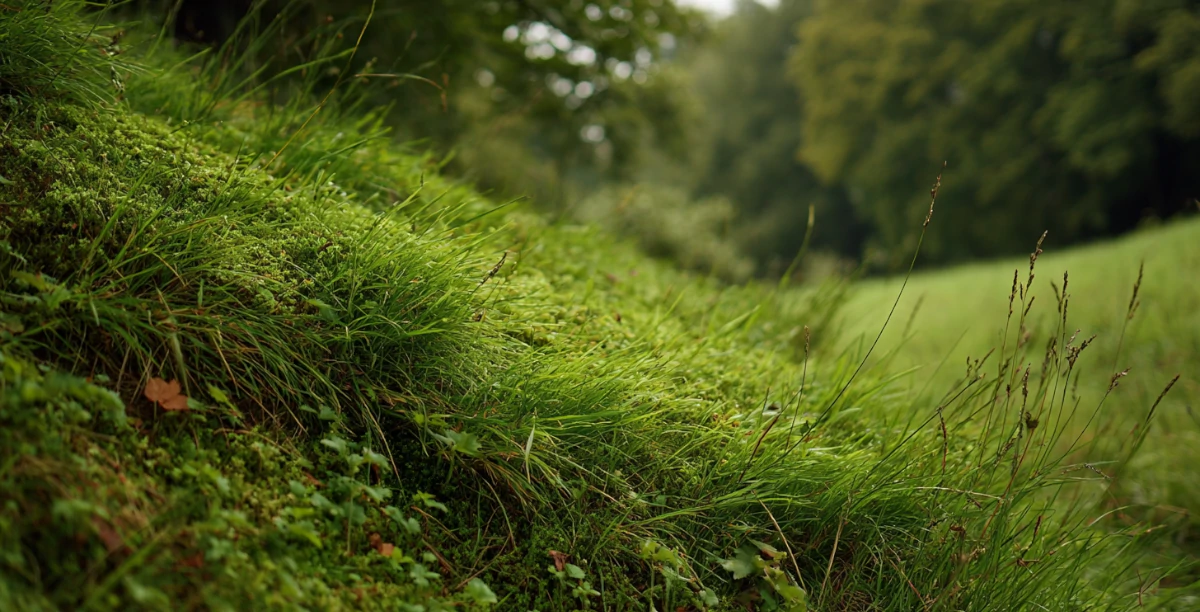 Rasenschnitt liegen lassen